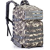 G4Free 40L Mochila Táctica Militar Paquete de Asalto del Ejército Grande Bolso de Hombro Molle Mochilas Mochila para…